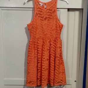 Macy's Orange Dress size small